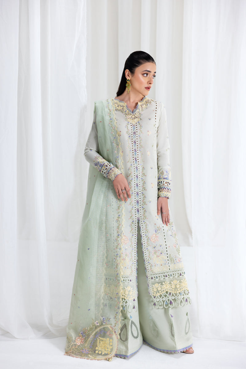 Qalamkar Luxury Lawn 2025 - 3pc Unstitched | Rimsha