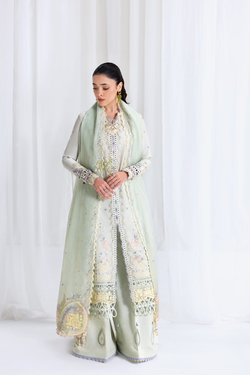 Qalamkar Luxury Lawn 2025 - 3pc Unstitched | Rimsha