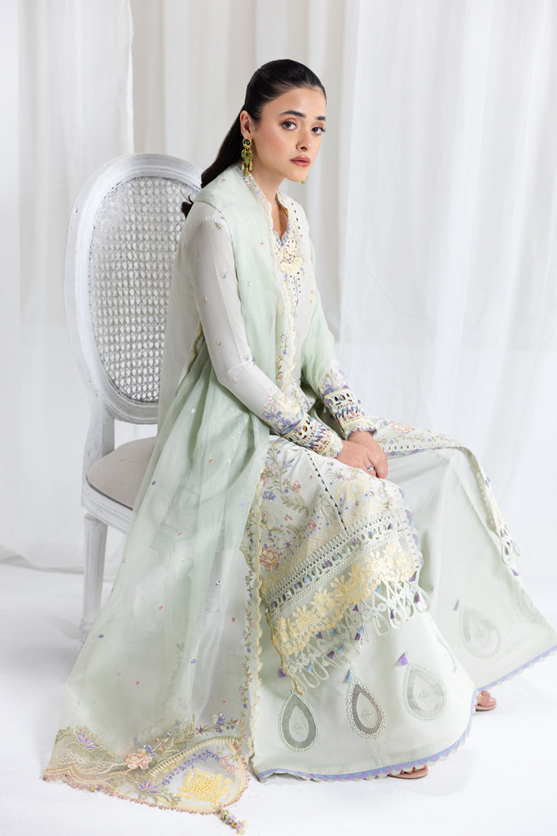 Qalamkar Luxury Lawn 2025 - 3pc Unstitched | Rimsha