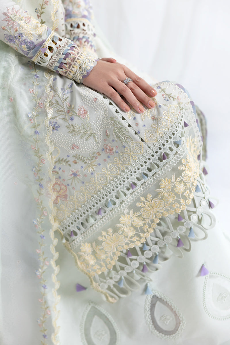 Qalamkar Luxury Lawn 2025 - 3pc Unstitched | Rimsha