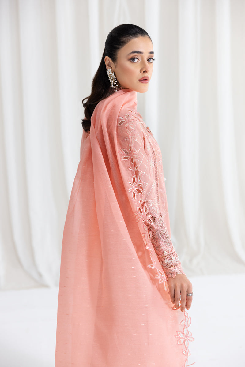 Qalamkar Luxury Lawn 2025 - 3pc Unstitched | Jafa