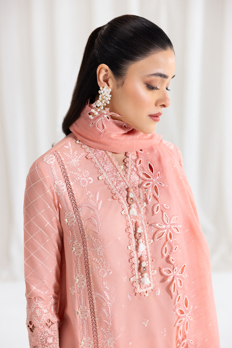 Qalamkar Luxury Lawn 2025 - 3pc Unstitched | Jafa