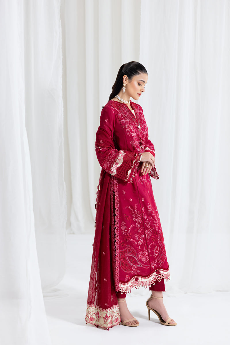 Qalamkar Luxury Lawn 2025 - 3pc Unstitched | Sameen