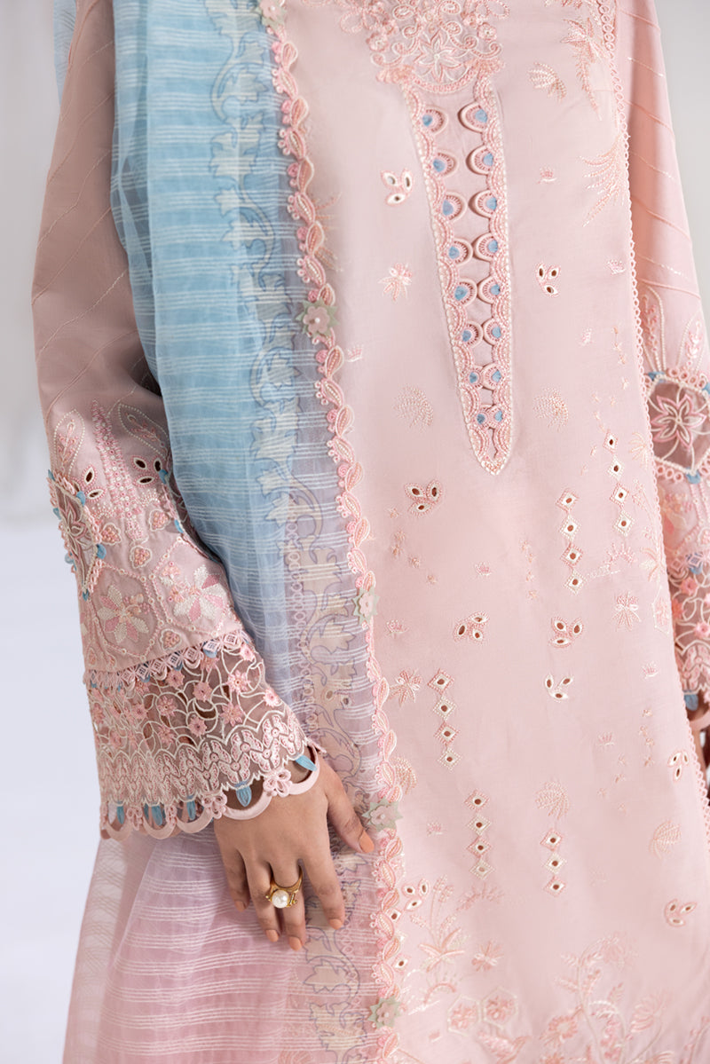 Qalamkar Luxury Lawn 2025 - 3pc Unstitched | Aleeza
