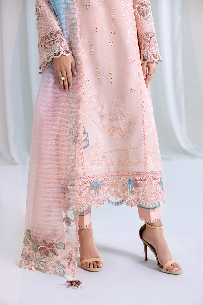 Qalamkar Luxury Lawn 2025 - 3pc Unstitched | Aleeza