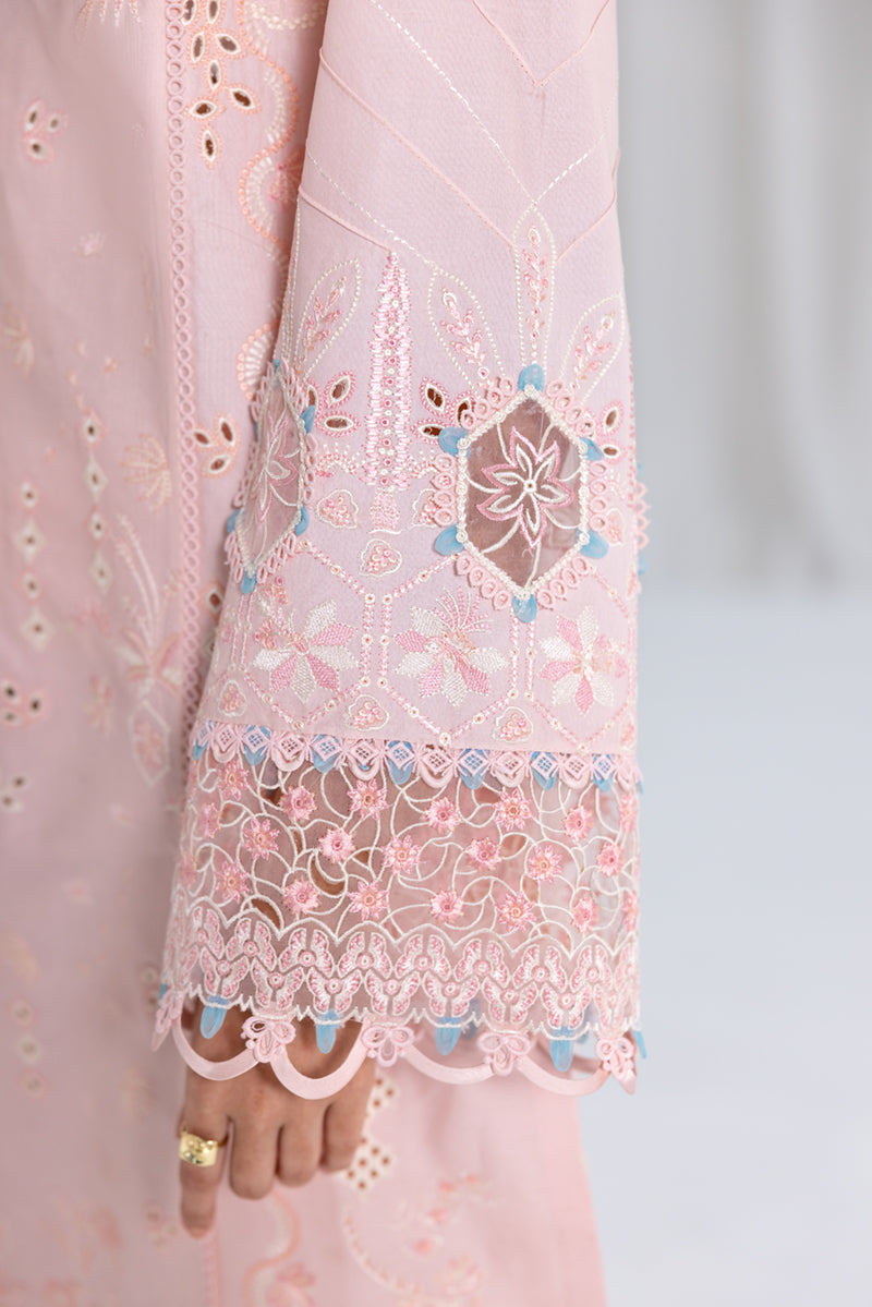 Qalamkar Luxury Lawn 2025 - 3pc Unstitched | Aleeza
