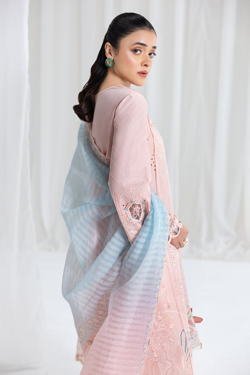 Qalamkar Luxury Lawn 2025 - 3pc Unstitched | Aleeza