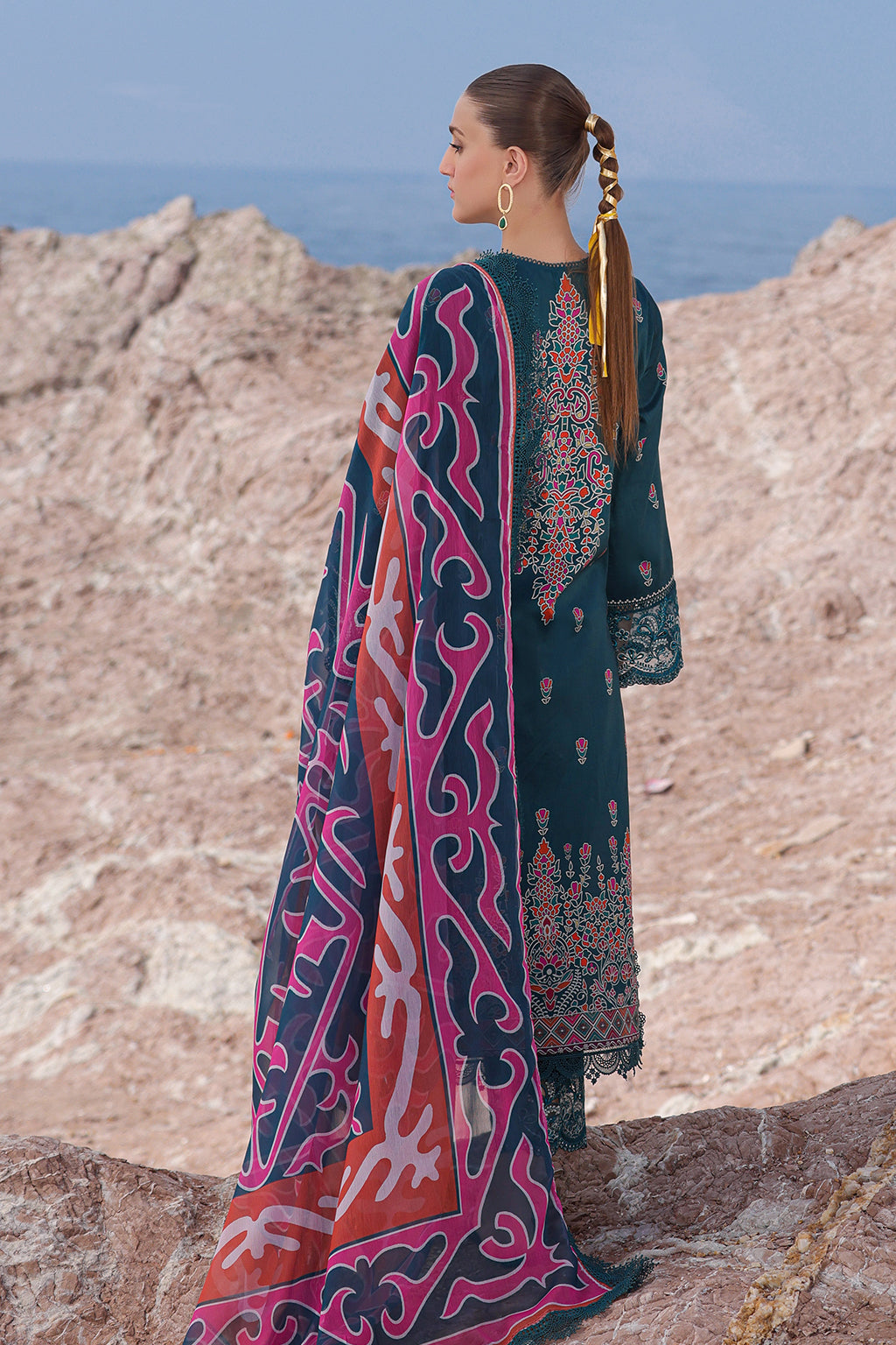 Ayzel Tropicana Unstitched Embroidered Lawn Volume 2 | Peacock