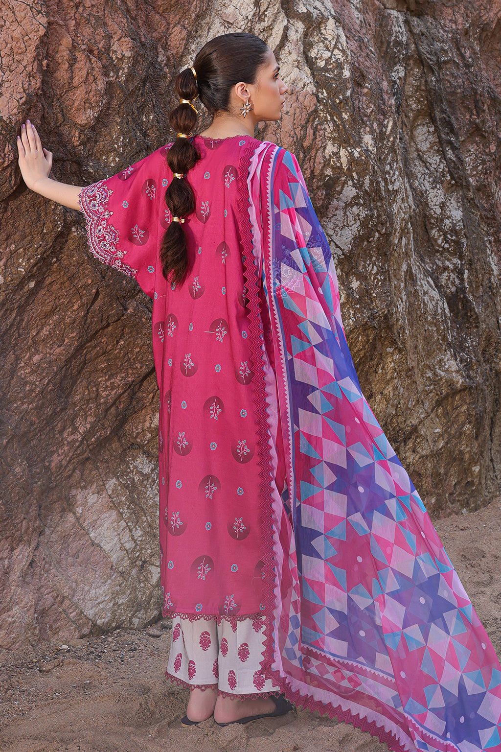 Ayzel Tropicana Unstitched Embroidered Lawn Volume 2 | Lenora