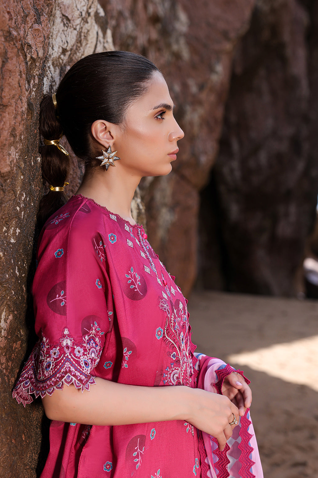 Ayzel Tropicana Unstitched Embroidered Lawn Volume 2 | Lenora