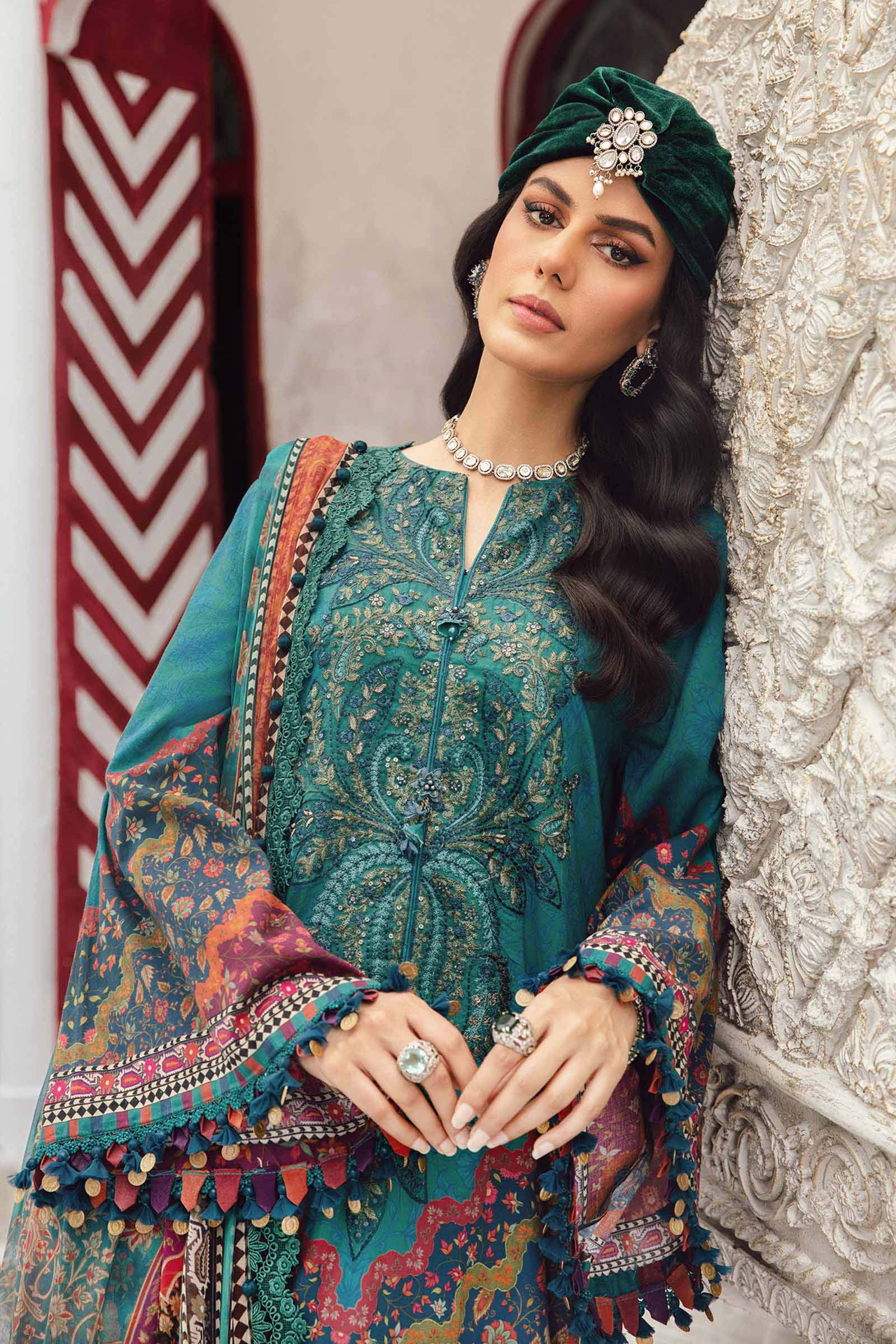 Maria B Mprints Fall Edit 3 PCS Unstitched 2025 | 10B