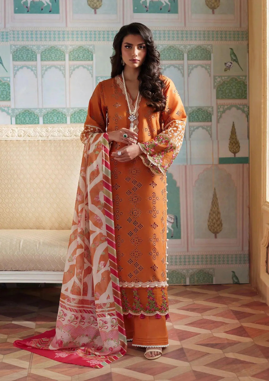 Elaf Premium Luxury Lawn Collection 2024 | Elnaz
