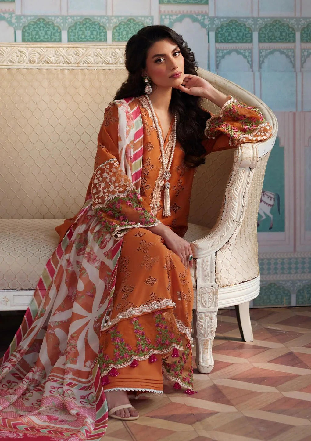 Elaf Premium Luxury Lawn Collection 2024 | Elnaz