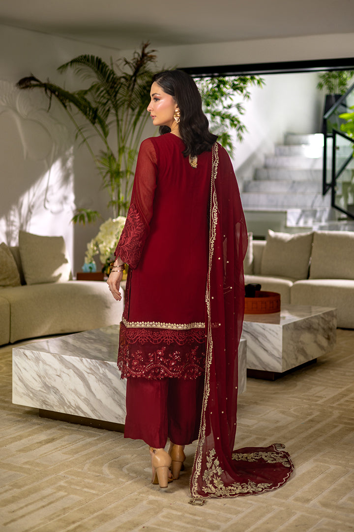 Manahil Lakhani Luminara Unstitched Chiffon Collection |Royale