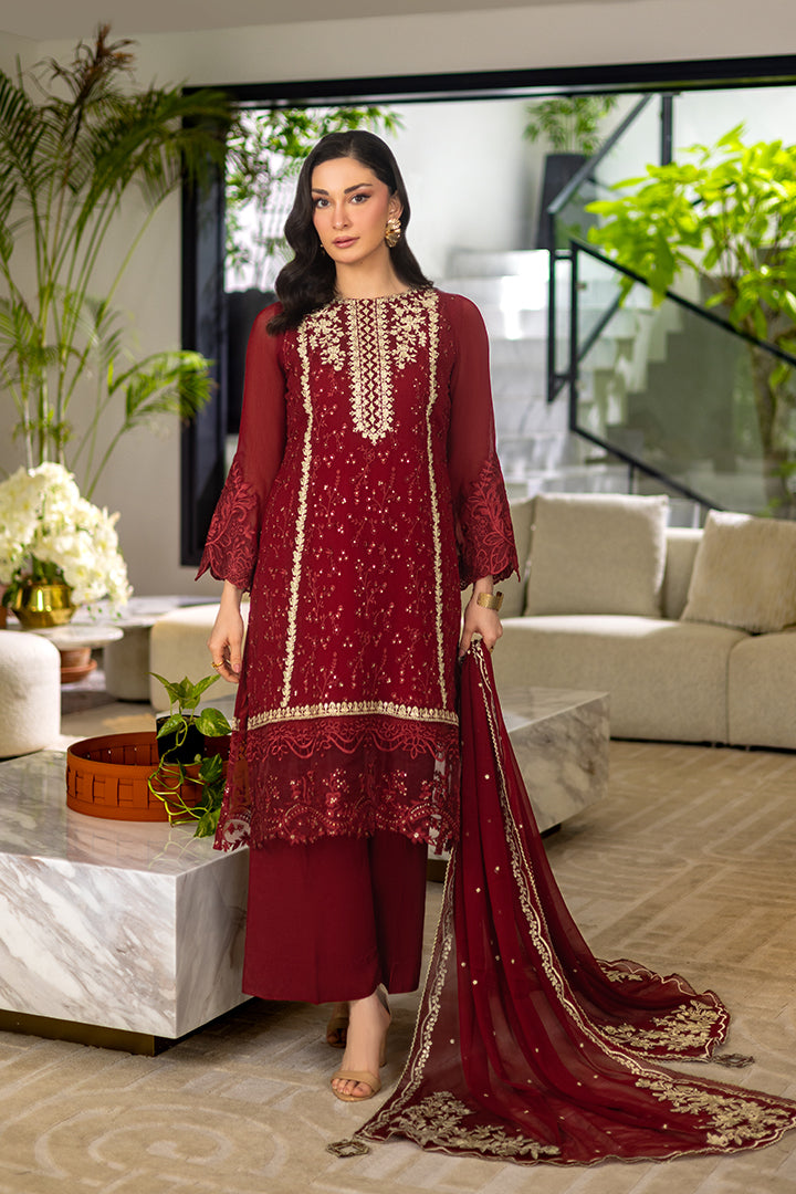 Manahil Lakhani Luminara Unstitched Chiffon Collection |Royale