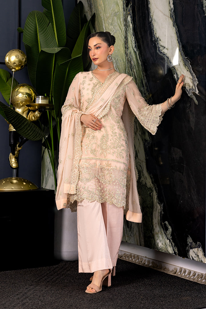 Manahil Lakhani Luminara Unstitched Chiffon Collection |Blushé