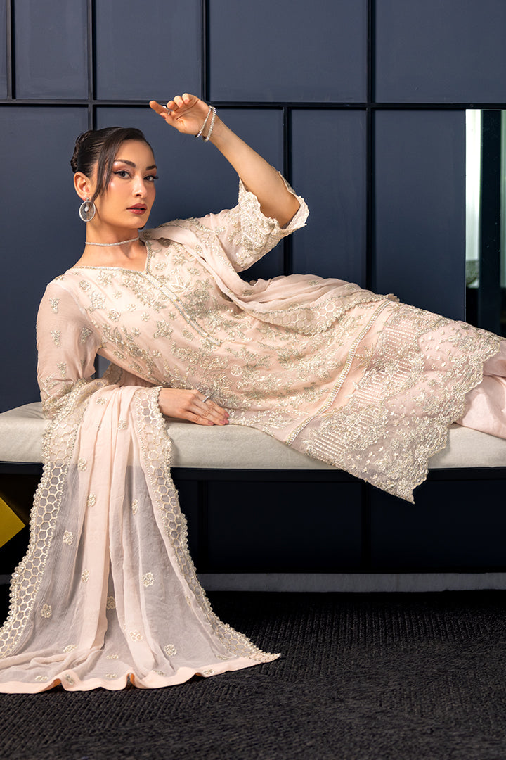 Manahil Lakhani Luminara Unstitched Chiffon Collection |Blushé