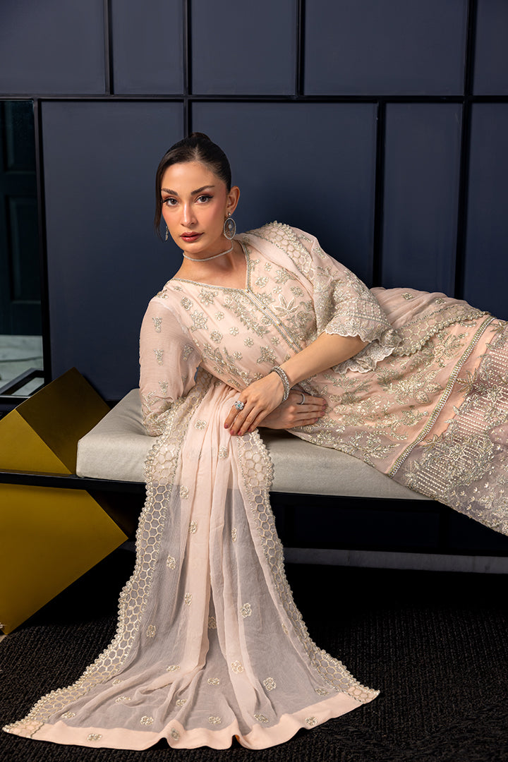 Manahil Lakhani Luminara Unstitched Chiffon Collection |Blushé