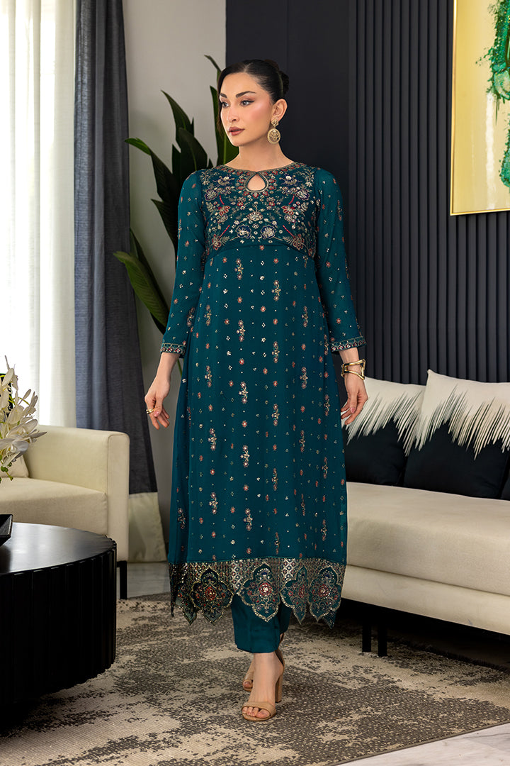 Manahil Lakhani Luminara Unstitched Chiffon Collection |Esmara