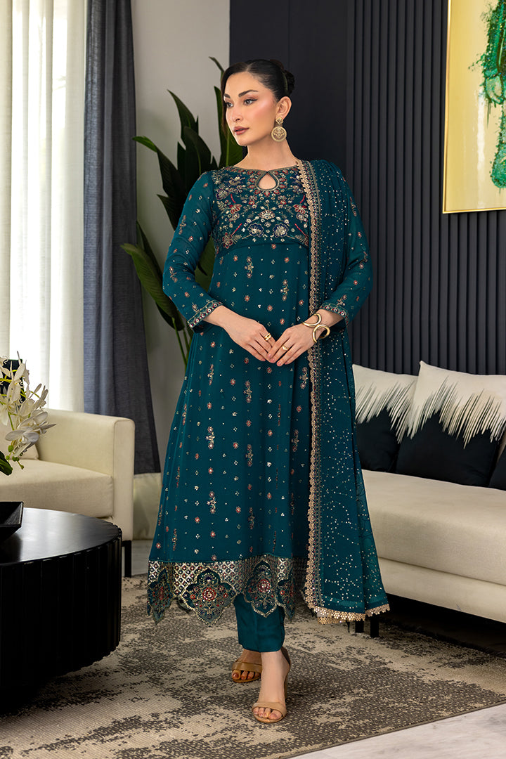 Manahil Lakhani Luminara Unstitched Chiffon Collection |Esmara