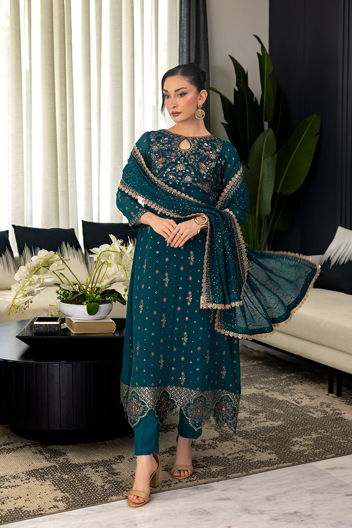Manahil Lakhani Luminara Unstitched Chiffon Collection |Esmara