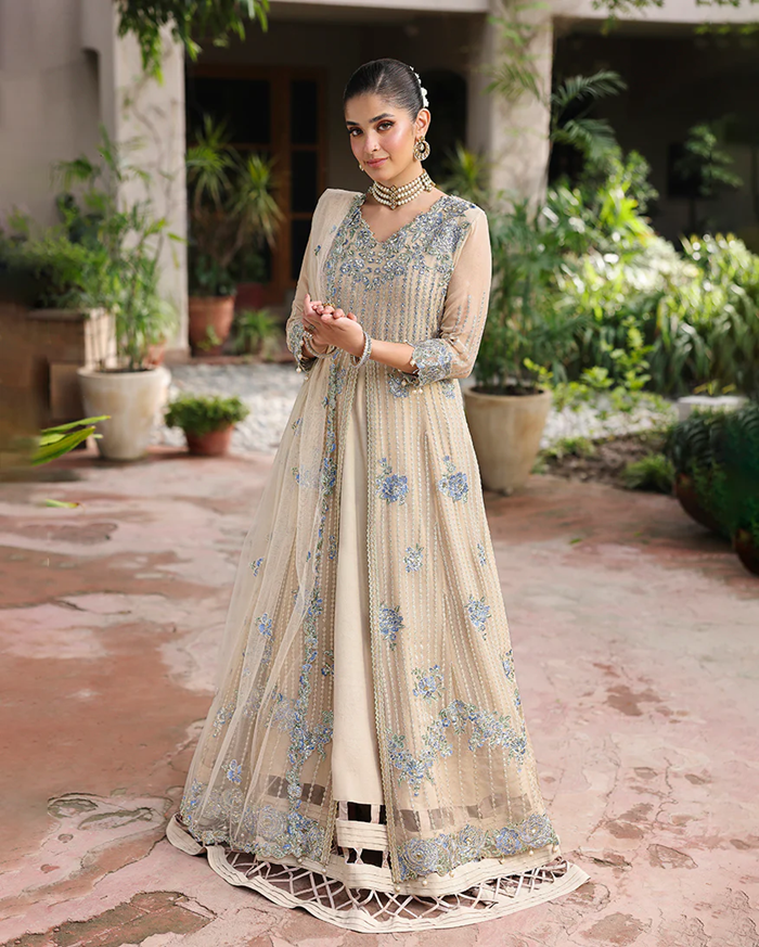 Roheenaz Aangan Chiffon Unstitched Collection 25 RUNCH250107 | Sehrish