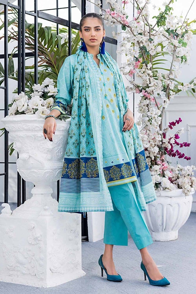 Gul Ahmed Printed Lawn`24 | CL # 42123 B - Mirha Fashion