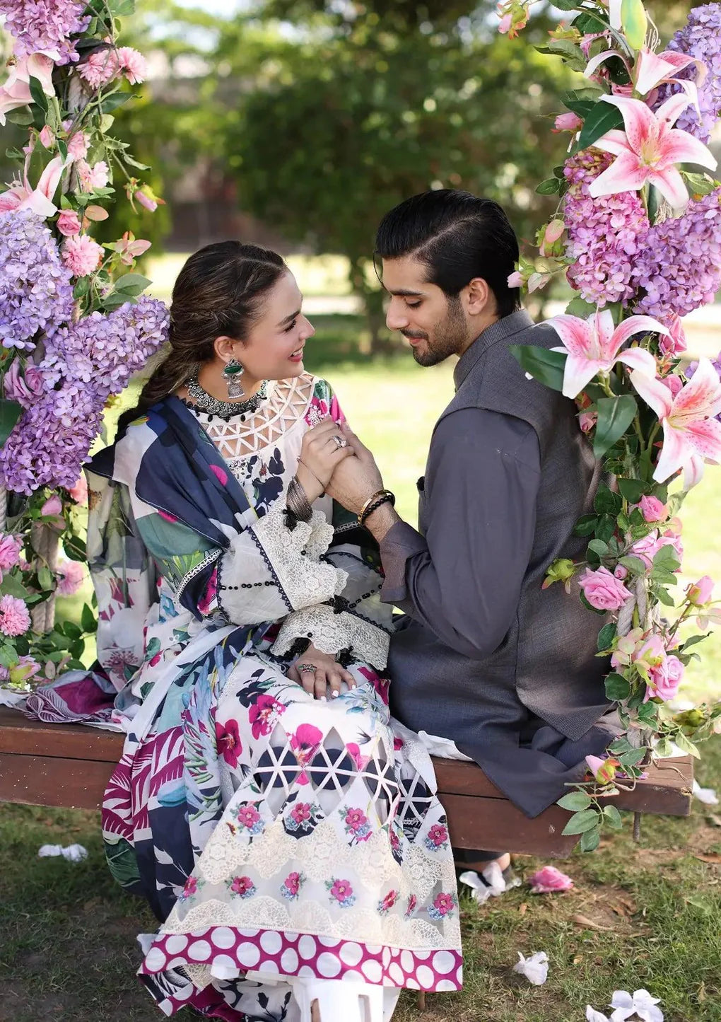 Elaf Print Chikankari Lawn 2024 | Lovelight | ECK-1A