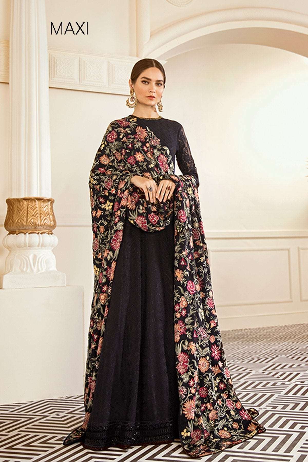 Exotica Baroque Chantelle Embroidered Chiffon