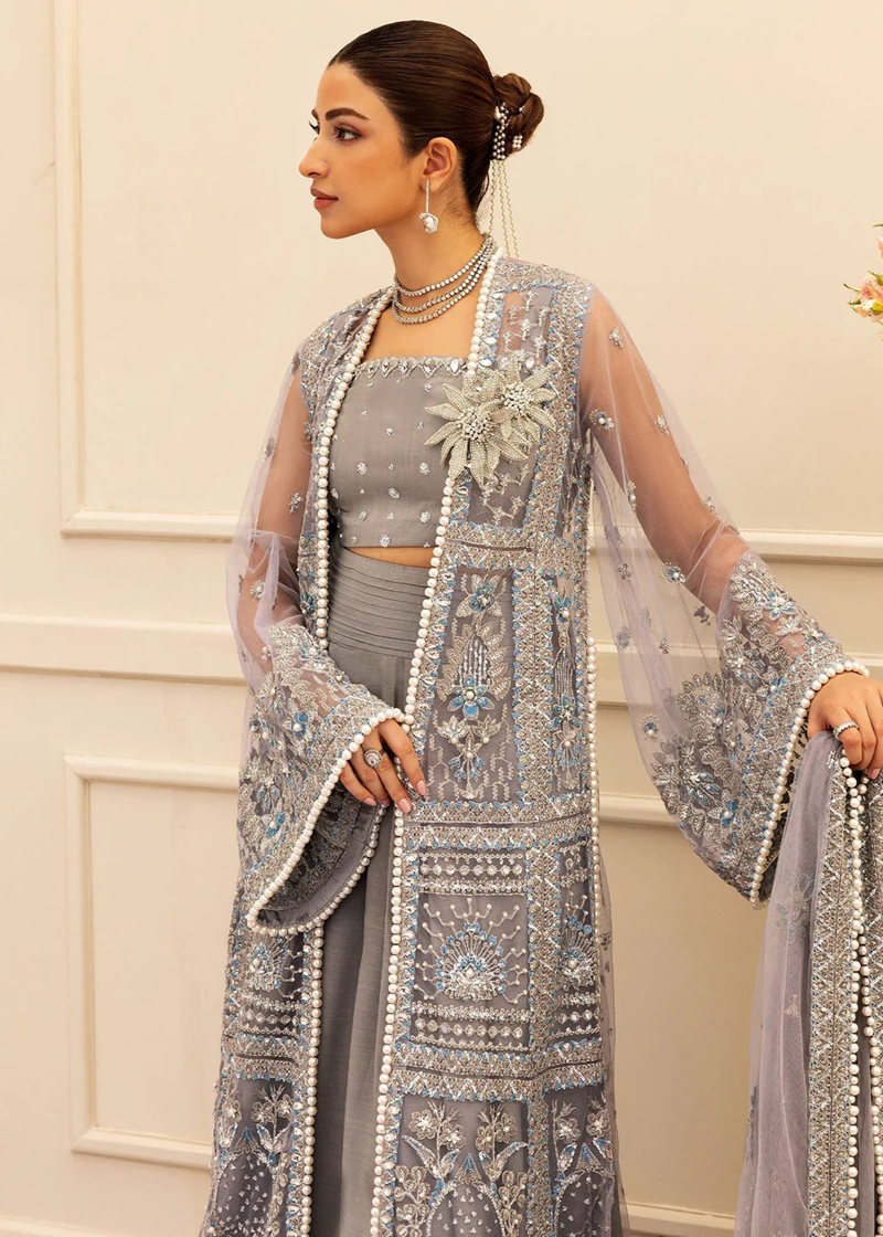 Sadaf Fawad Khan Siraa Festive 3 PCS Unstitched | OVERCAST WHISPER