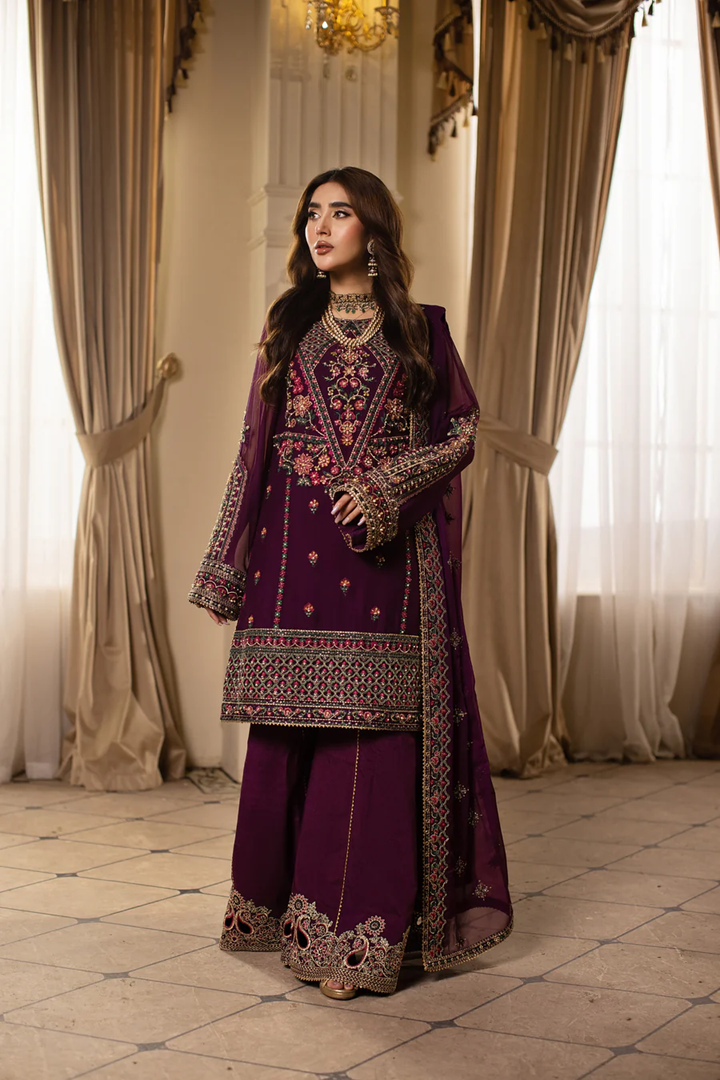 Rajkumari Formal By Sidra Aleem 3 PCS Unstitched 25 | Amethysta 02