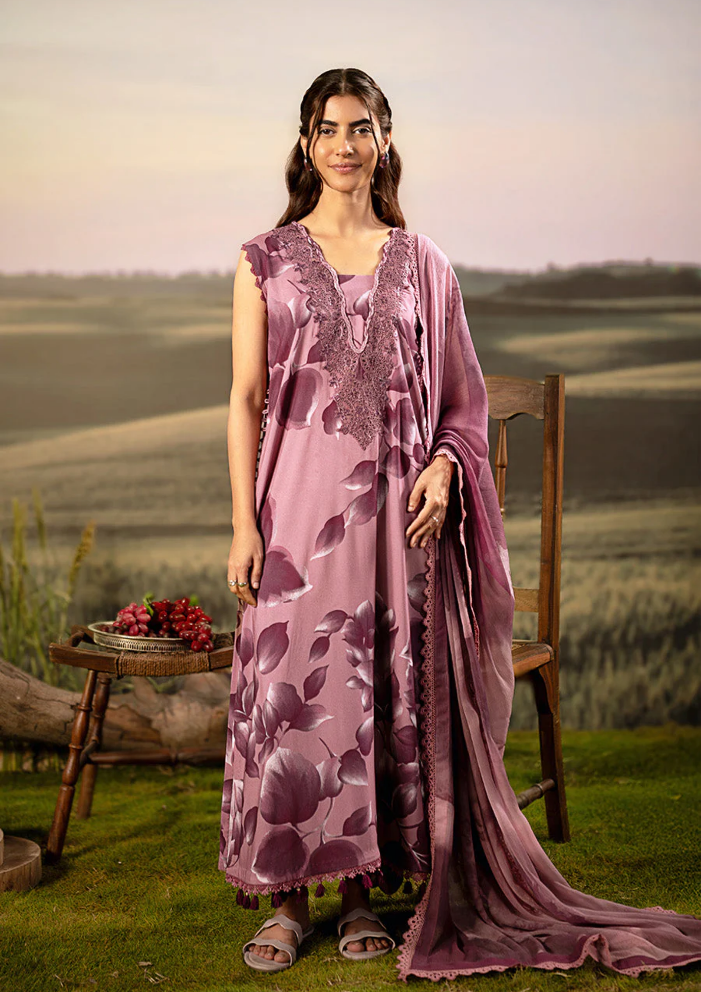 Maria B. MBasic Fall 2025 Collection β 3 Piece Unstitched Suit | 01A