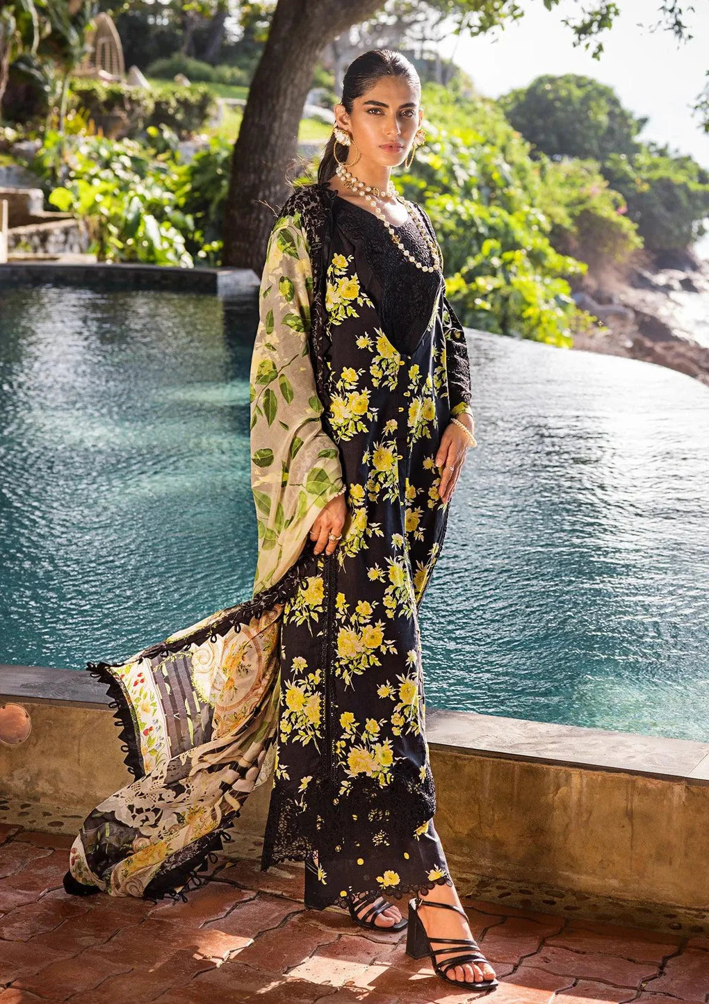Elaf Signature Embroidered Lawn Collection 2024 | Eclipsed Dream | 6A