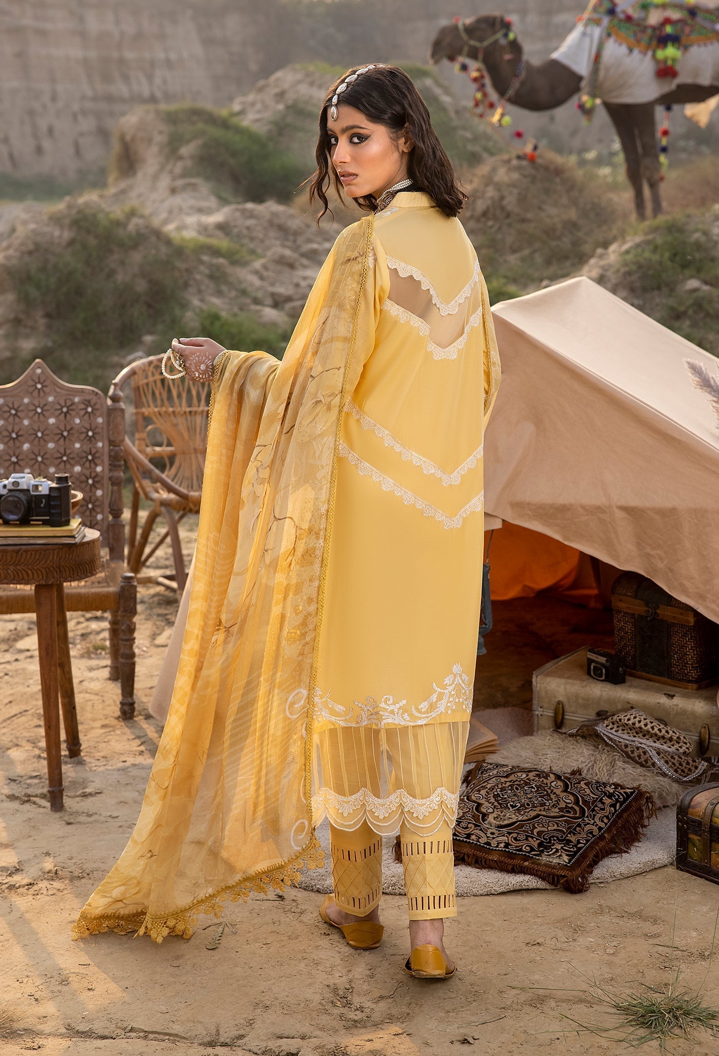 Adan Libaas Lawn By Hafsa Zia ADL101 -5525 - Mirha Fashion