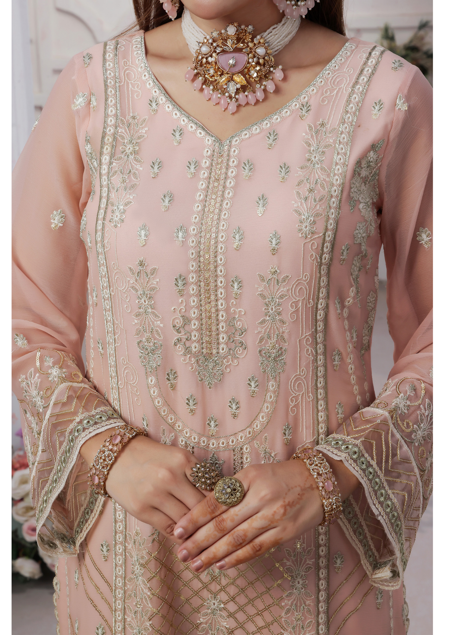 Soghat Creation chiffon | Florum Design 03