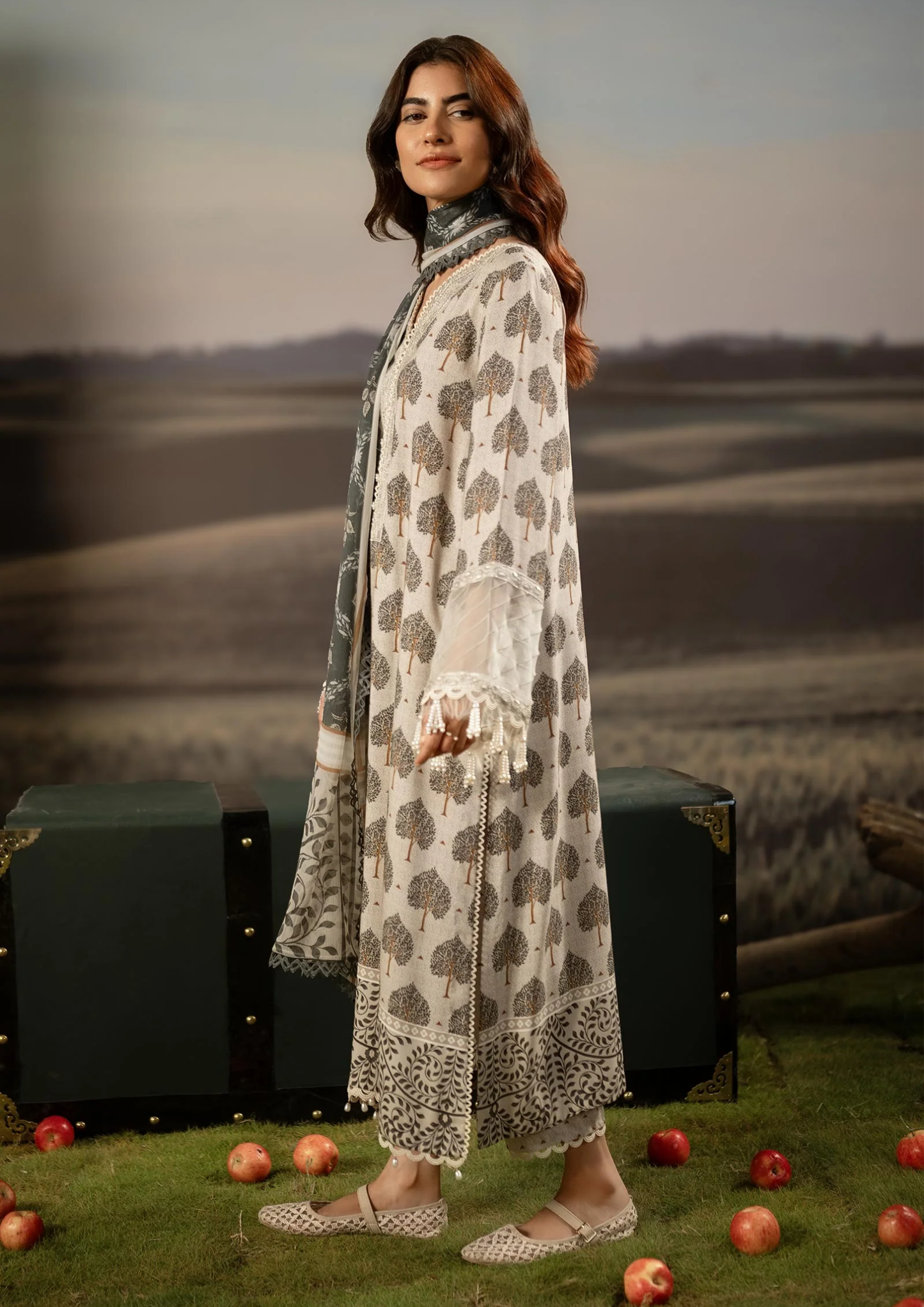 Maria B. MBasic Fall 2025 Collection β 3 Piece Unstitched Suit | 03A