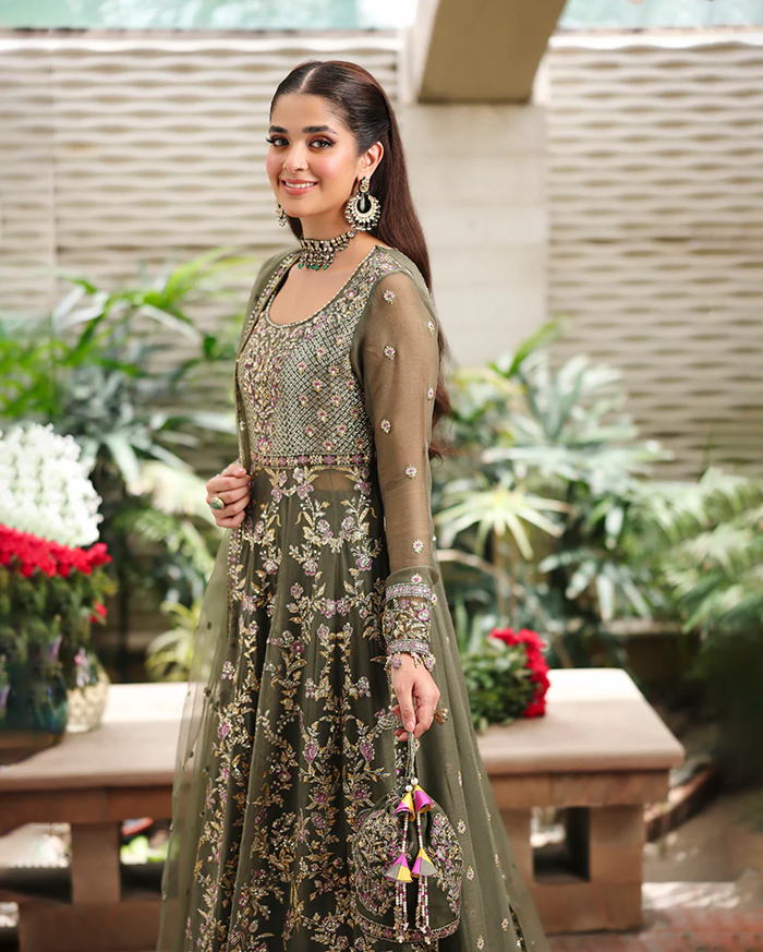 Roheenaz Aangan Chiffon Unstitched Collection 25 RUNCH250104 | Mehwar