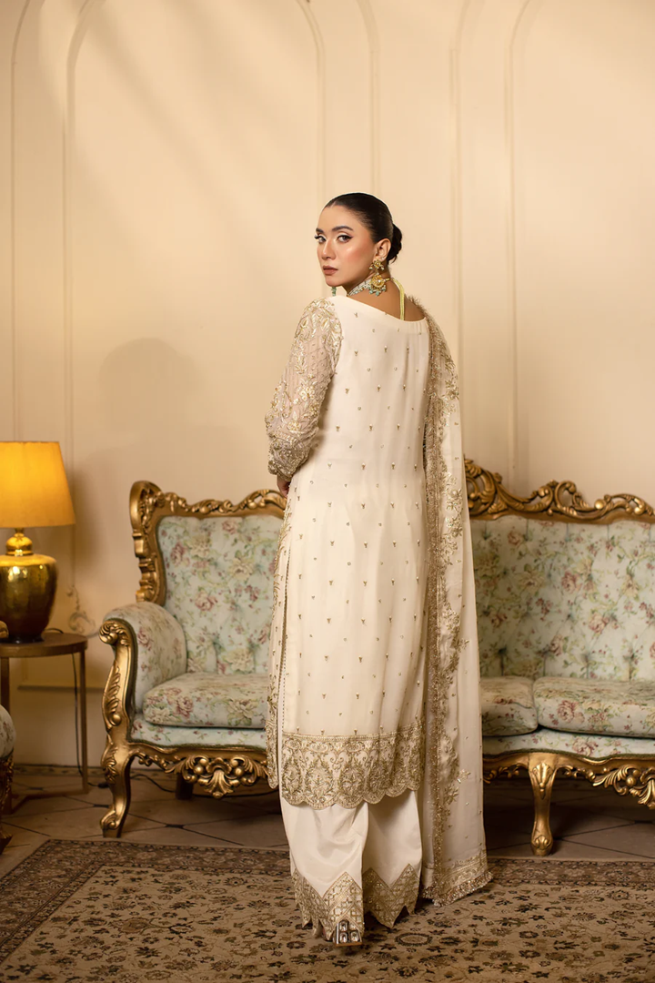Rajkumari Formal By Sidra Aleem 3 PCS Unstitched 25 | Luminara 08
