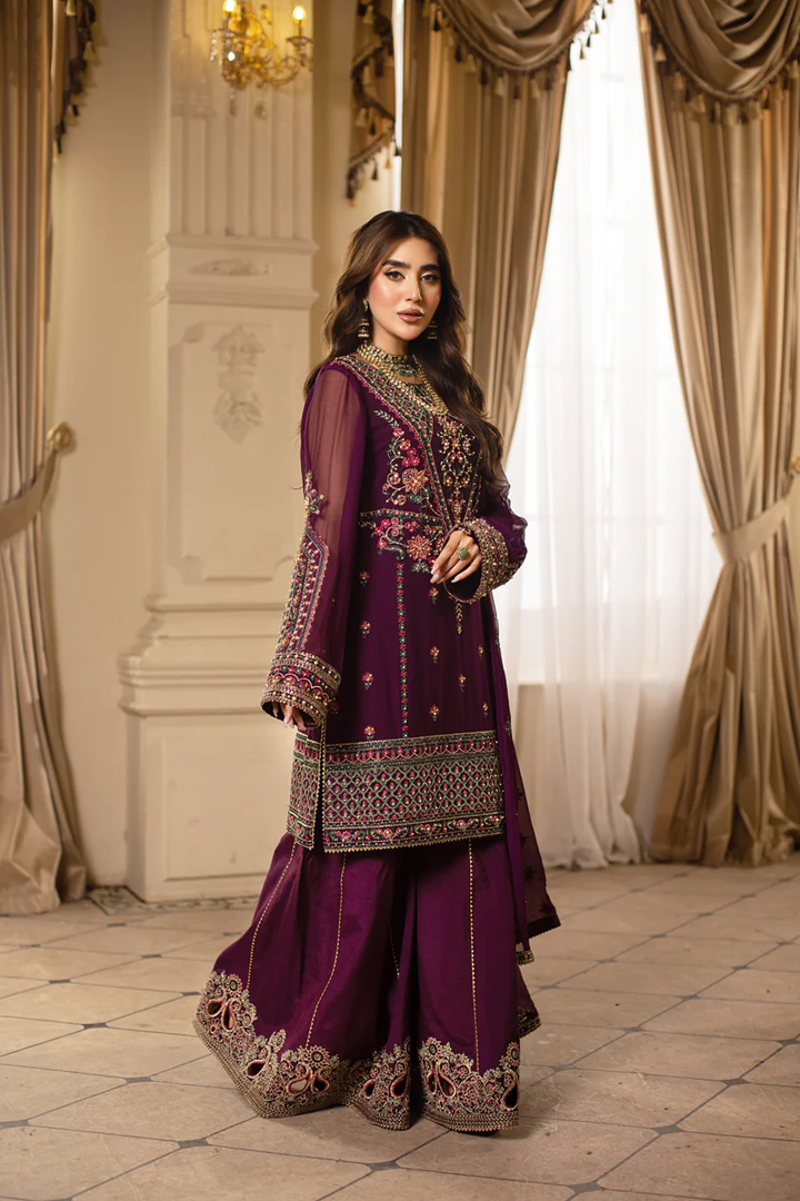Rajkumari Formal By Sidra Aleem 3 PCS Unstitched 25 | Amethysta 02