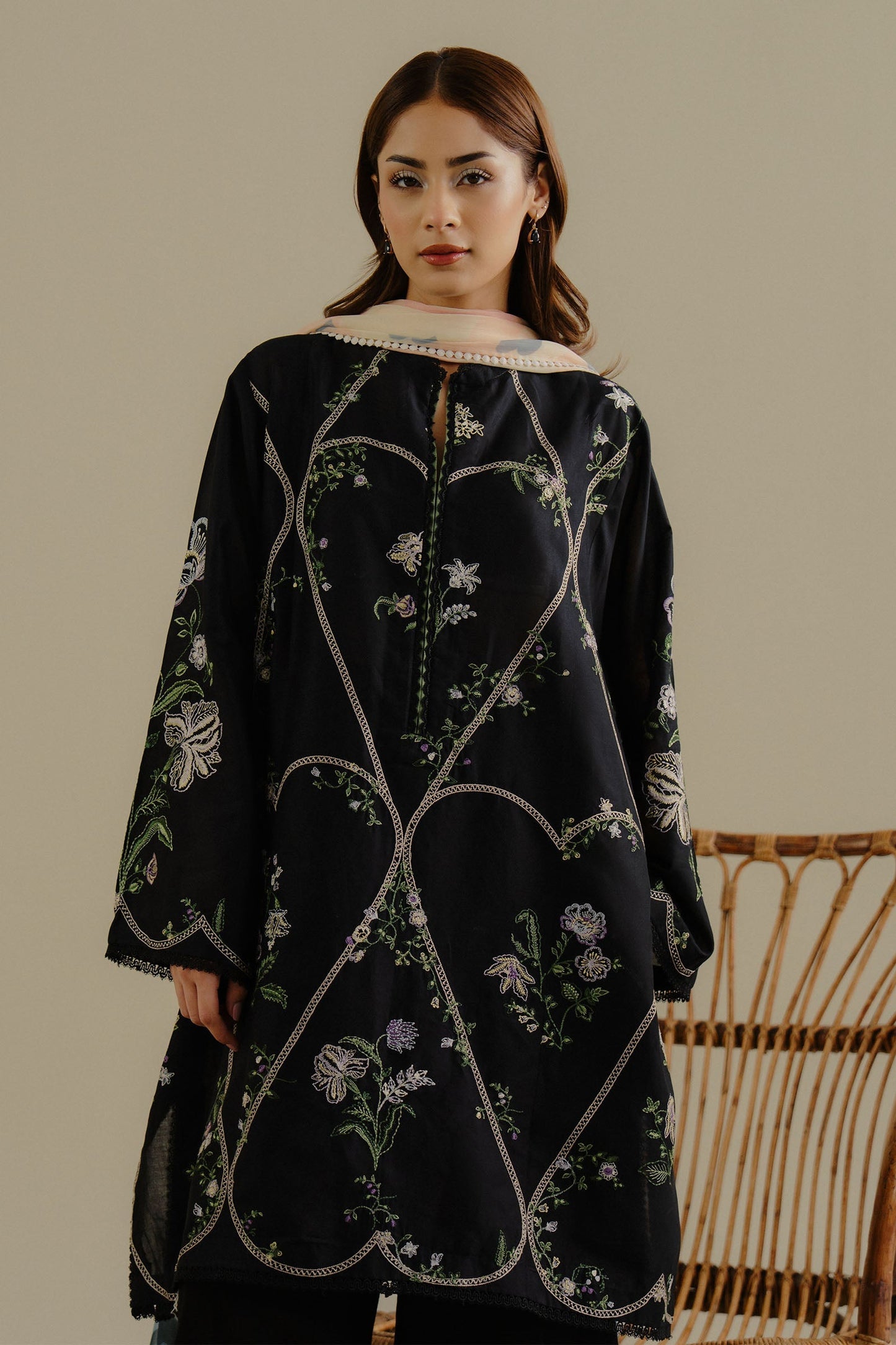 Coco Lawn Drop 2 Embroidered Eid Collection 2025 | Tara-8A