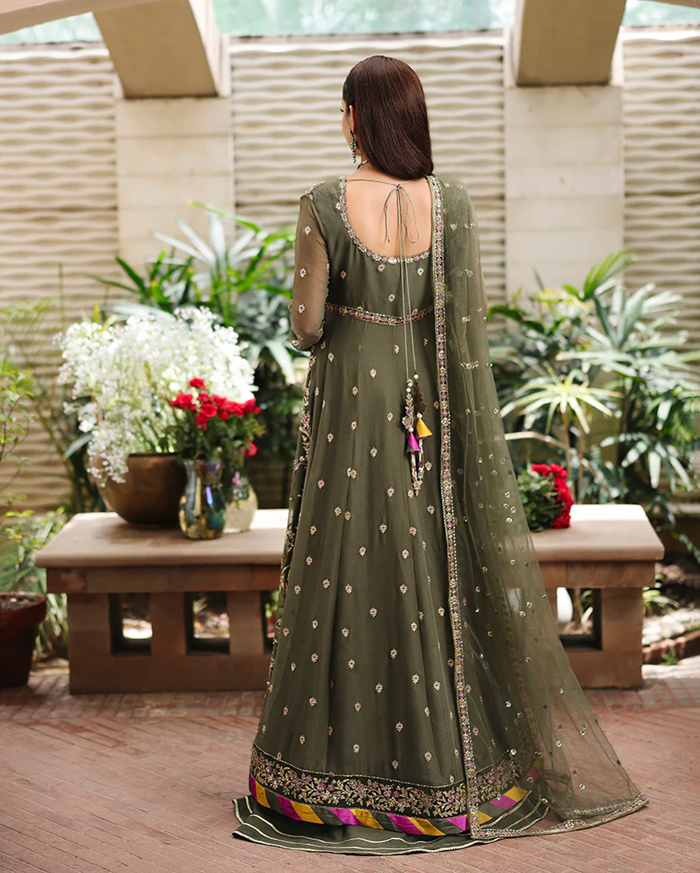 Roheenaz Aangan Chiffon Unstitched Collection 25 RUNCH250104 | Mehwar