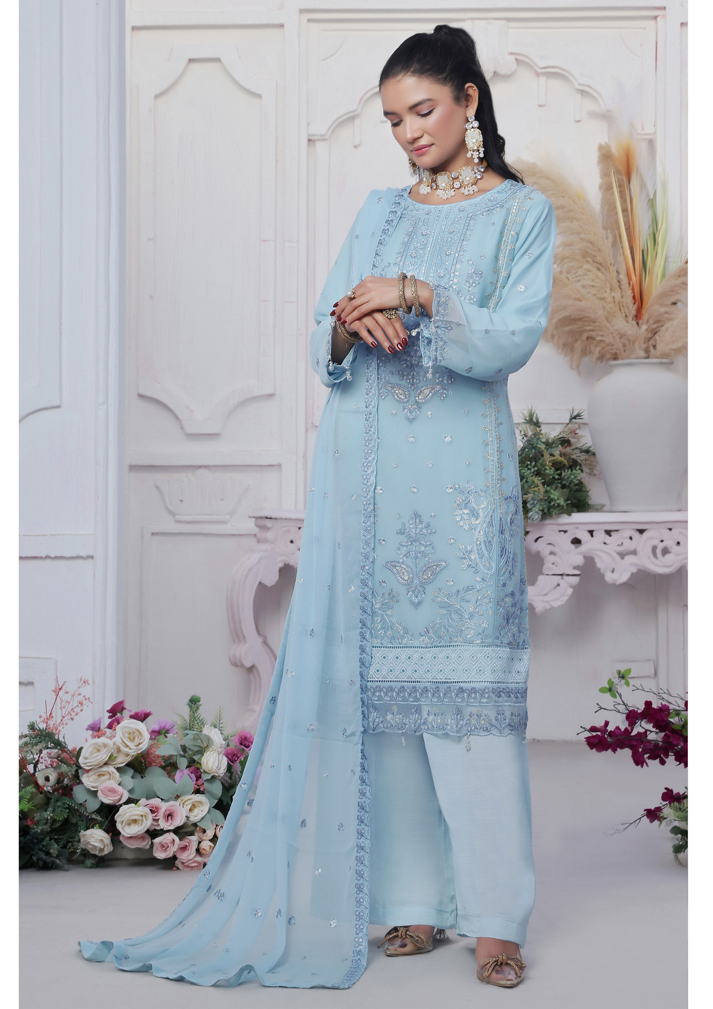 Soghat Creation chiffon | Florum Design 02