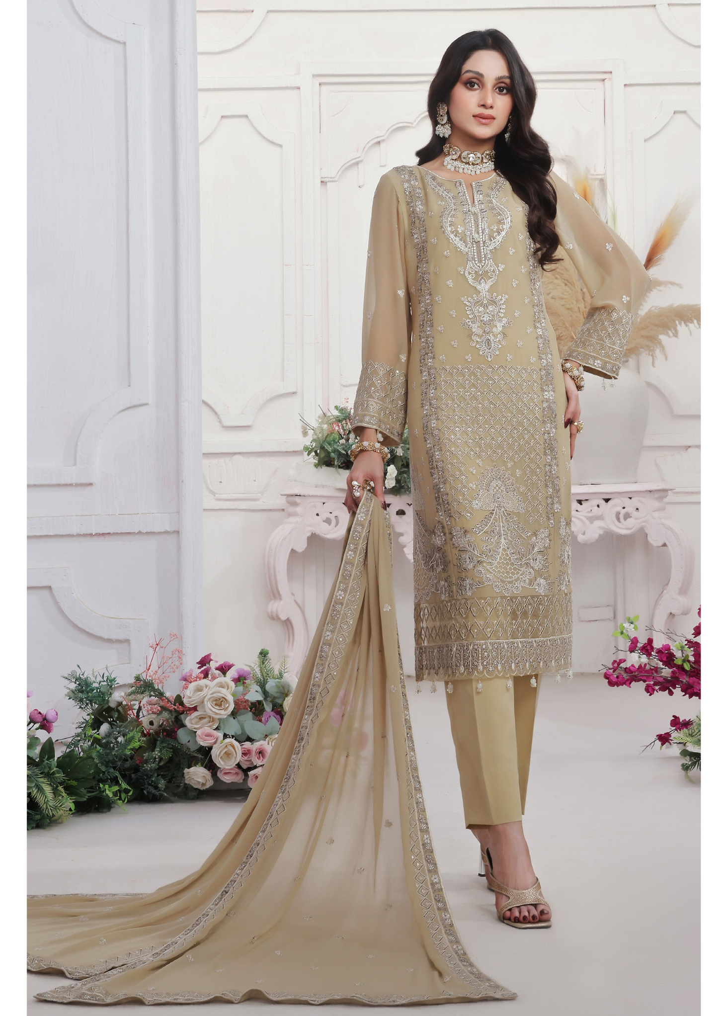 Soghat Creation chiffon | Florum Design 01