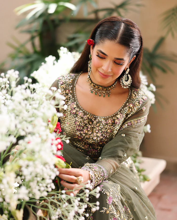 Roheenaz Aangan Chiffon Unstitched Collection 25 RUNCH250104 | Mehwar