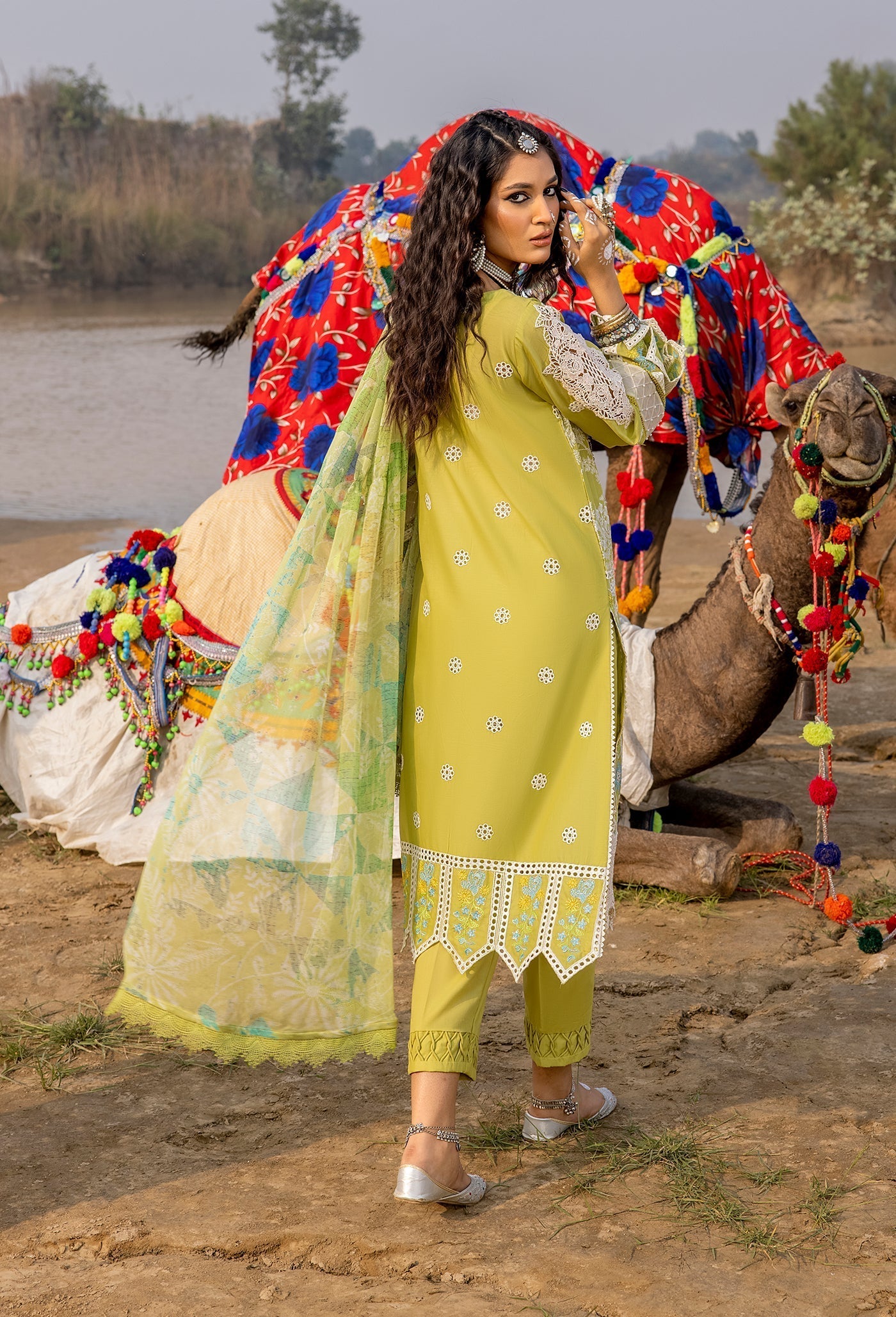 Adan Libaas Lawn By Hafsa Zia ADL101 -5522 - Mirha Fashion