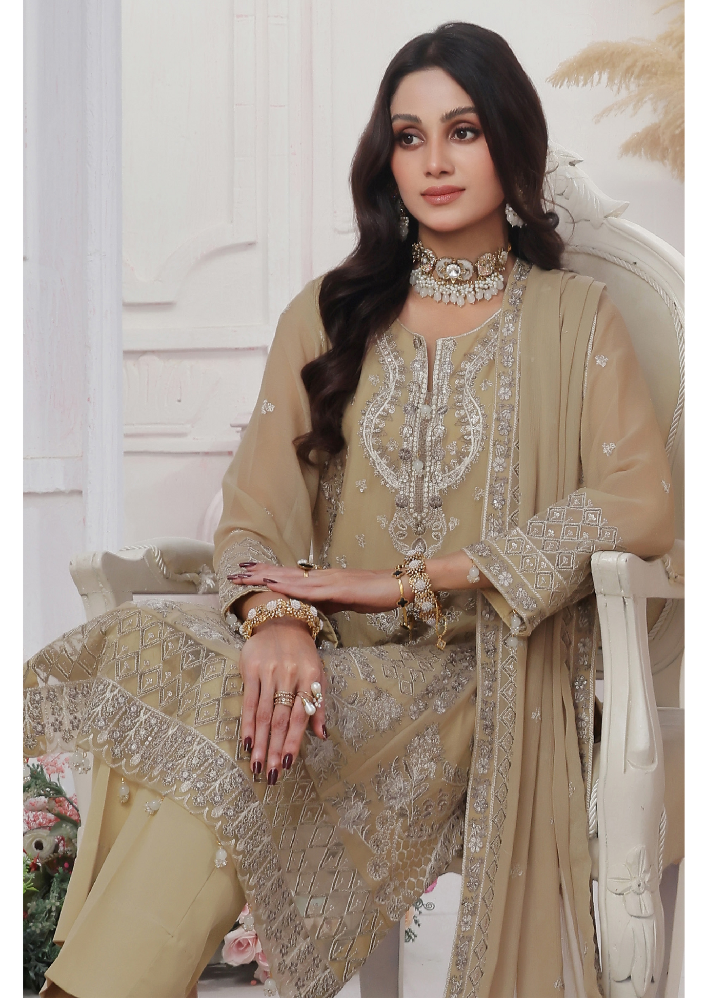 Soghat Creation chiffon | Florum Design 01
