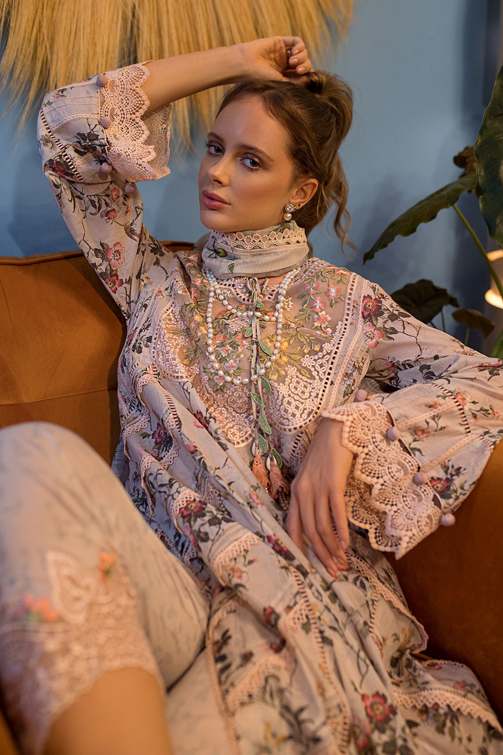 "Sobia Nazir Vital Lawn Collection - 3A - 2024 " - Mirha Fashion