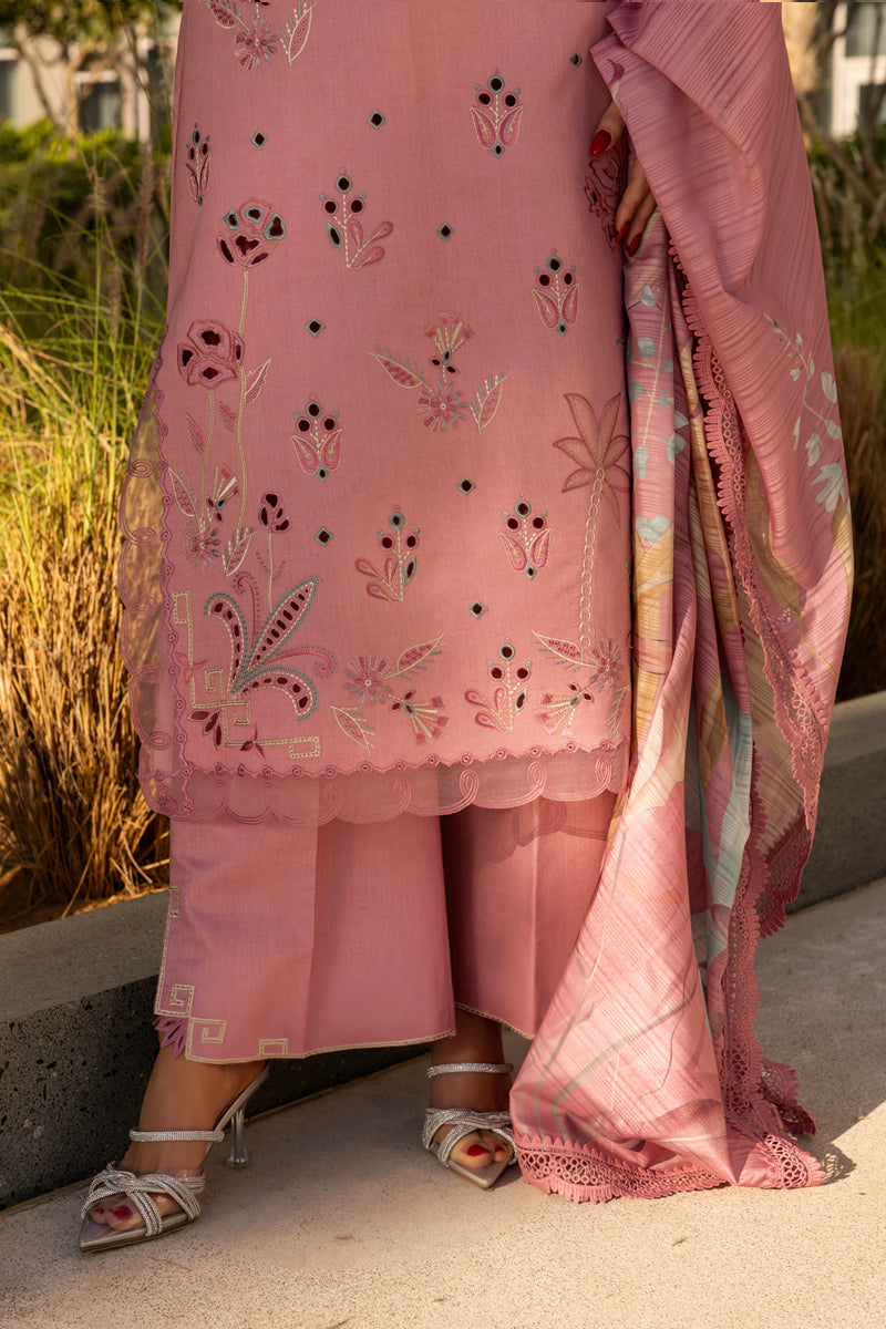 Rang Rasiya Carnation Unstitched Lawn 2025| Orchid