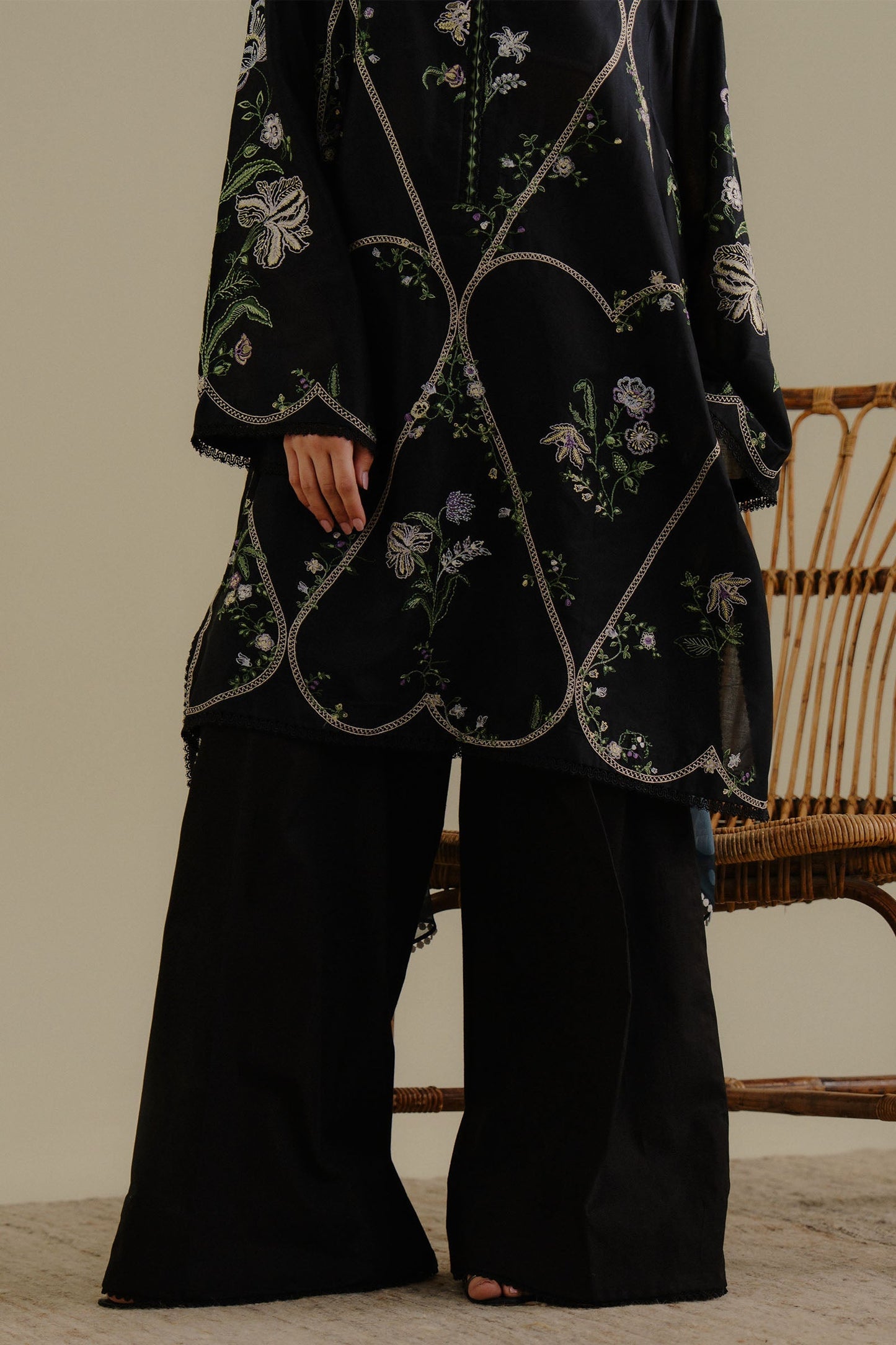 Coco Lawn Drop 2 Embroidered Eid Collection 2025 | Tara-8A