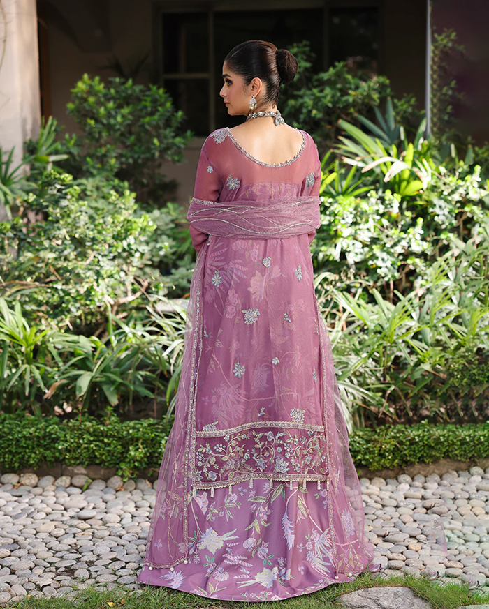 Roheenaz Aangan Chiffon Unstitched Collection 25 RUNCH250102 | Arooj